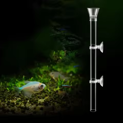 Acrylic Aquarium Feeder Tube Dish Transparent Fish Tank Shrimp Snail Shrimp Food Feeder Bowl Aquariu