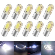 10X BA9S LED T4W H6W W5W LED Bulb CANBUS COB 2SMD Car Interior Dome Reading Light Side Wedge License