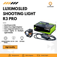 60 Watt Laser Spotlight for Car and Motorcycle Projector DEVIL Eye Blue Lens R3 PRO - LUXIMOS