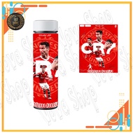 CR7 thermos water bottle (model 2) with stainless steel core, can be printed on request anime/game/m