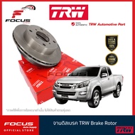 TRW จานดิสเบรกหน้า Isuzu All new Dmax Mu-X Colorado ปี13-20 ยกสูง Hilander / จานดิสเบรก จานเบรก MuX 