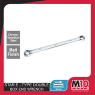 M10 Star E Type Double Box End Wrench - E6 x E7  E6 x E8  E10 x E12  E14 x E16  E14 x E18  E18 x E20