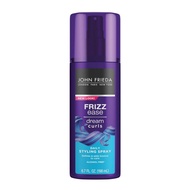 John Frieda Frizz Ease Dream Curls Daily Styling Spray. Alcohol-free. 6.7 FL OZ (198 mL).