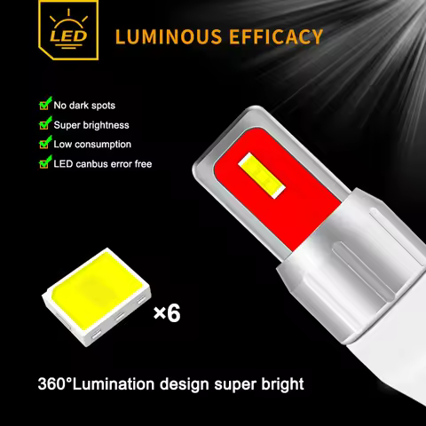 2PCS T15 W16W LED Reverse Light Bulb Canbus For Subaru Forester 14-19 Legacy 05-19 Outback WRX STI 1