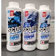 IPONE Motorcycle Oil Scooter 4T Oil 10W30/10W40/5W40 Semi/Fully Synthetic Oil 1L
