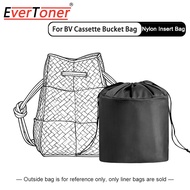 EverToner Nylon Insert Inner Bag Organizer Fits For BV Cassette Bucket Bag Purse Organizer Handbag S