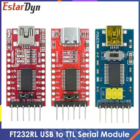 FT232RL FTDI USB 3.3V 5.5V to TTL Serial Adapter Module for FT232 Pro Mini USB TO TTL 232
