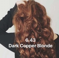 Bremod Hair Color Hair Dye 6.43 (Dark Copper Blond) Oxidizing Oxidant 100ML Set