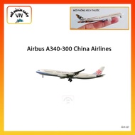 [1:400] Airbus A340-300 China Airlines Assembly Paper Model - MohinhgiayVN