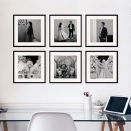 20x20 8r photo printing, pack of 10 pieces (black and white) photo frame