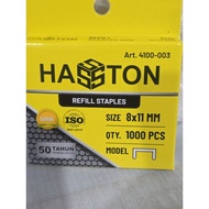 HASSTON PROHEX 11 X 8 MM STAPLES GUN REFILL PROHEX 11X8MM CHILDREN'S STAPLES GUN 11MM X 8MM