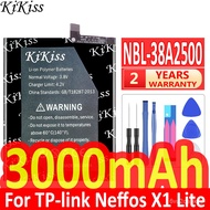 3000mAh KiKiss Powerful Baery NBL-38A2500 for TP- Neffos X1 Lite TP904A TP904C Mobile one   Tools