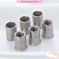 LANFYGOODSS 10pcs Flat Head  Rivet Nut Tool Set Threaded Rivet