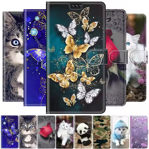 Flip Leather Case For Xiaomi Mi Poco X3 NFC M3 11T Pro Magnetic Wallet Redmi Note 11 10Pro Max Note1