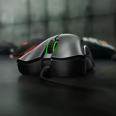 Razer DeathAdder Essential Wired Gaming Mouse / Wired Mice 6400DPI 5 Independently Buttons for Lapto