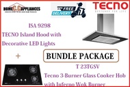 TECNO HOOD AND HOB FOR BUNDLE PACKAGE ( ISA 9298 &amp; T23TGSV ) / FREE EXPRESS DELIVERY