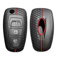 Car Key Cover For Ford MK3 Focus Fiesta Mondeo Ranger S-Max Galaxy Transit Tourneo Custom Wagon Kuga