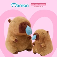 Memon snot capybara teddy bear, premium soft and smooth runny nose capybara stuffed animal