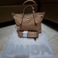 Bimba Y Lola Tan Tote Bag Original