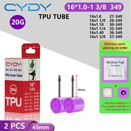 CYDY TPU Bike Inner Tube Camera 16 ”349 16x1.0，1 1/8 ，1.1， 1 1/4， 1.4，1 3/8 Presta Valve  BMX Bicycl