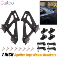 2Pcs Universal 7 Inch Car Spoiler Legs Mount Brackets Auto 7" Rear Wing Trunk Racing Tail Spoiler Le