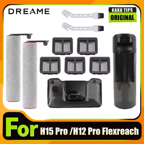 Original Accessories For Dreame H12 Pro Flexreach /H15 Pro Clean Water Tank Brush Roller HEPA Filter