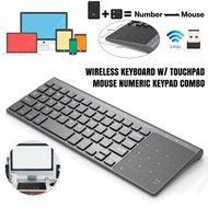 **包郵** 無線59鍵小型鍵盤帶觸控板 小型鍵盤 2.4G鍵盤 人體工學鍵盤 Windows鍵盤 多功能鍵盤 (平行進口) ZZ1621