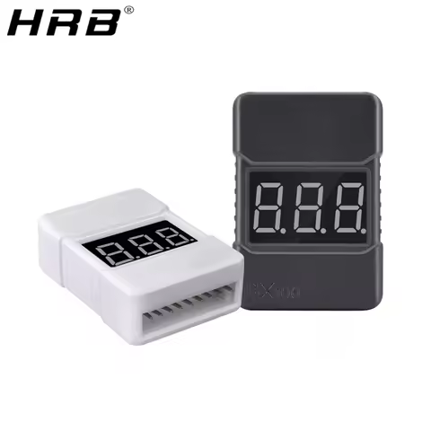 HotRC BX100 1S-8S Alarm Tester LED Low Voltage Buzzer Warning Volt Indicator Checker Lipo Battery Up