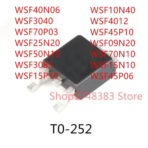 10PCS WSF40N06 WSF3040 WSF70P03 WSF25N20 WSF50N10 WSF3085 WSF15P10 WSF10N40 WSF4012 WSF45P10 WSF09N2