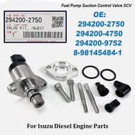 NEW 294200-2750 294200-4750 Fuel Pressure Regulator Suction Control SCV Valve 294200-9752 8-98145484