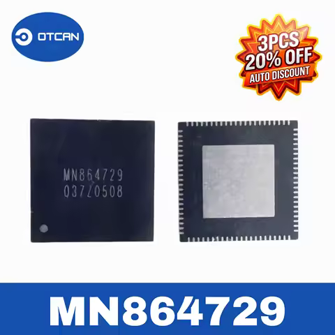 1-3piece100% New For PS4 MN864729 QFN-88 for Suitable for HDMI chip PS4 chip PS4 SLIM/PS4 PRO QFN co