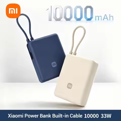 Xiaomi 10000mAh 33W Two-Way Fast Charging Portable External Battery Power Bank with Built-in USB-C C