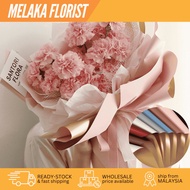 2TONE GOLD Waterproof Flower Wrapping Paper Bouquet Florist Wrap Wrapper Kertas Pembalut Bunga Hadia