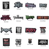 >20 designs ROCK BAND Iron On Patch Goodie Bag Metal Punk Misfits Marilyn Alice Trivium Death Angel 