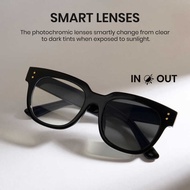 Photochromic Cyxus Glasses Anti-Blue Light For Men Women Computer Glasses PC Material Young Large