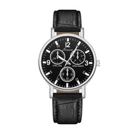 Direct Supply Gift watch Men's watch Quartz watch Belt watch Men's watch Decorative watch Men 66f1
