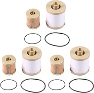 CARMOCAR For Ford 6.0L 2003-2007 Diesel Fuel Filter 3 Pack includes lower lifter pump filter and upp