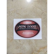Stiker Dalam Tabung Gitar Akustik Yamaha APX 500II