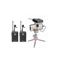 BOYA WM8 Pro K2 Dual Channel Wireless Mini Microphone for DSLR Camera Recorder iPhone 8 x 76 Samsung Smartphone Youtube Boulevard Interview Facebook Live Steam Vblog