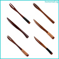 HO Knives Set  Cake Knives Cupcake Knives Rustic Cutlery  Party Knives Dessert Fork  for Home Party