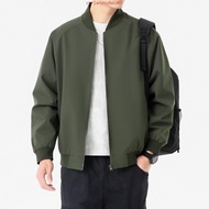 Uniqlo Men's Bomber Jacket 2024 Autumn Men's New Tops Men's Jacket Big Size Men's Casual Flight Jack