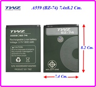 แบตเตอรี่ TWZ A559inovo Mango(s) (BZ-74) 7.4x8.2 cm.1800 mAh. ของแท้