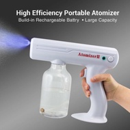 【READY STOCK】Wireless Nano Spray Gun DS350 9/11th Generation Rechargeable Disinfection Gun 无线手持蓝光纳米喷雾消毒枪