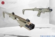 【阿盛生存遊戲工作室】WE AW CUSTOM TCC GLOCK G17 G18 G19 沙色衝鋒槍套件 K03002