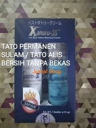 Obat Penghilang Tatto Permanen - Cream Penghapus Tato Sulam Alis Eyeliner Terlaris Xanuro-Z