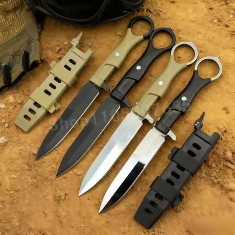 High Hardness Fixed Blade Durable 8Cr13Mov Steel Blade Outdoor Camping Trekking EDC Practical Cuttin