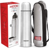 Milton Thermosteel Flip Lid 1000, Double Walled Vacuum Insulated Thermos 1000 ml | 34 oz | 1 Ltr | 2