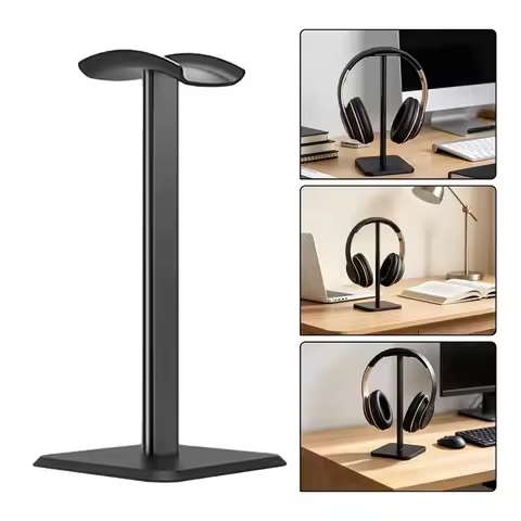 Desktop Headphone Stand Portable Gaming Desk Earphone Bracket Universal Headset Holder Stable Earpho