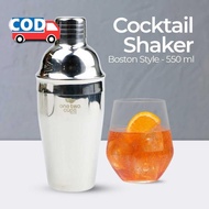 Stainless Steel Gym Bar Shaker Bottle Cocktail Bartender Barista Tools