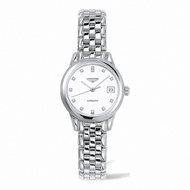 Longines Women's Watch Army Flag Series Calendar with Diamond Watch Steel Band Mechanical Watch L4.274.4.27.6